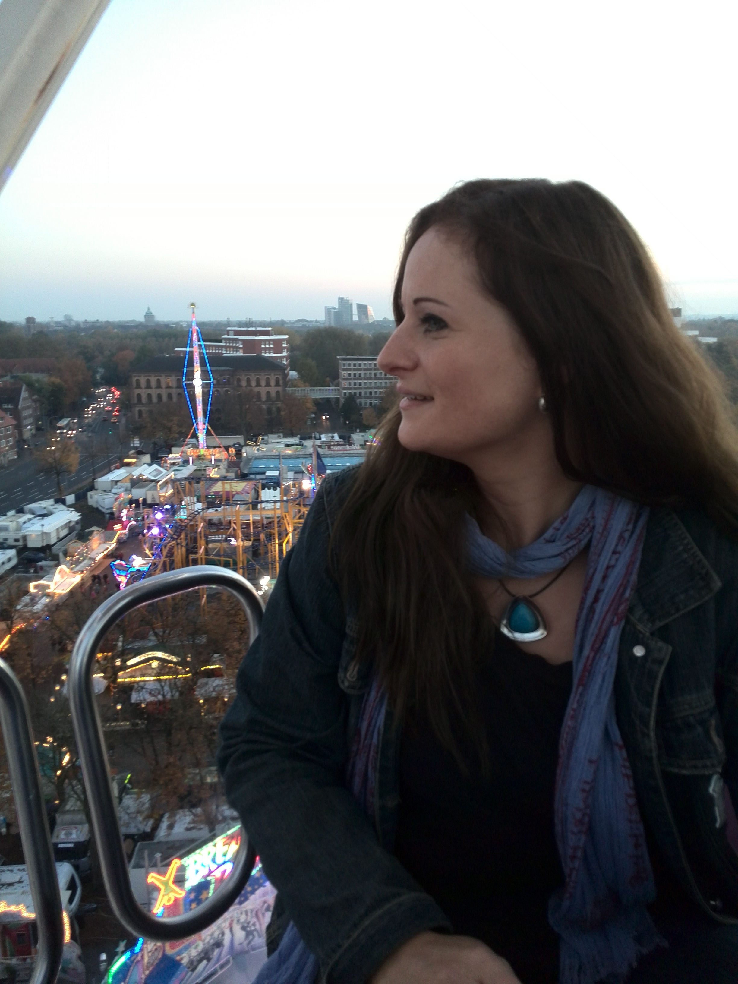 Marta im Riesenrad auf dem Send in Münster